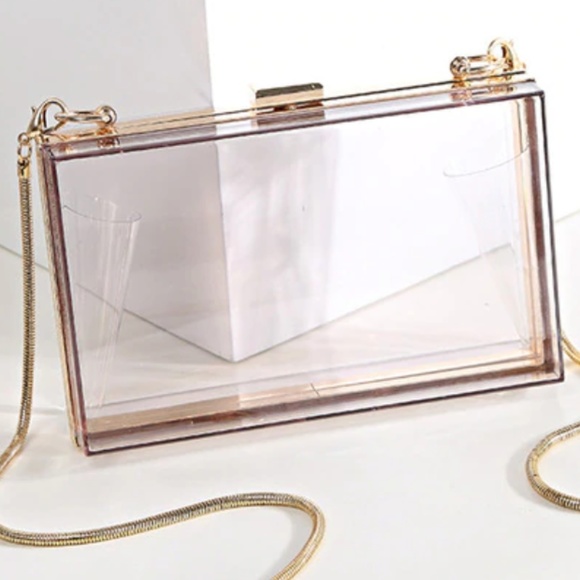 BARI Handbags - 💎 Transcendence Clear "She's Got Class Clutch"